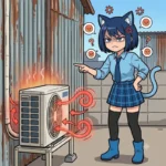 「冷えない」と点検に行ったら衝撃の光景が！ 室外機の向きが酷すぎてネット爆笑ｗｗｗ