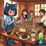 【超絶暴挙】テーブル完全占領！？ ネコハラが凄すぎる神喫茶店にネット騒然！🐾✨