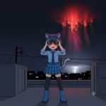 【異次元】夜空に現れた謎の「赤く不気味な光」！？雷とともに宇宙へ向かう珍現象にネット騒然⚡️🌌