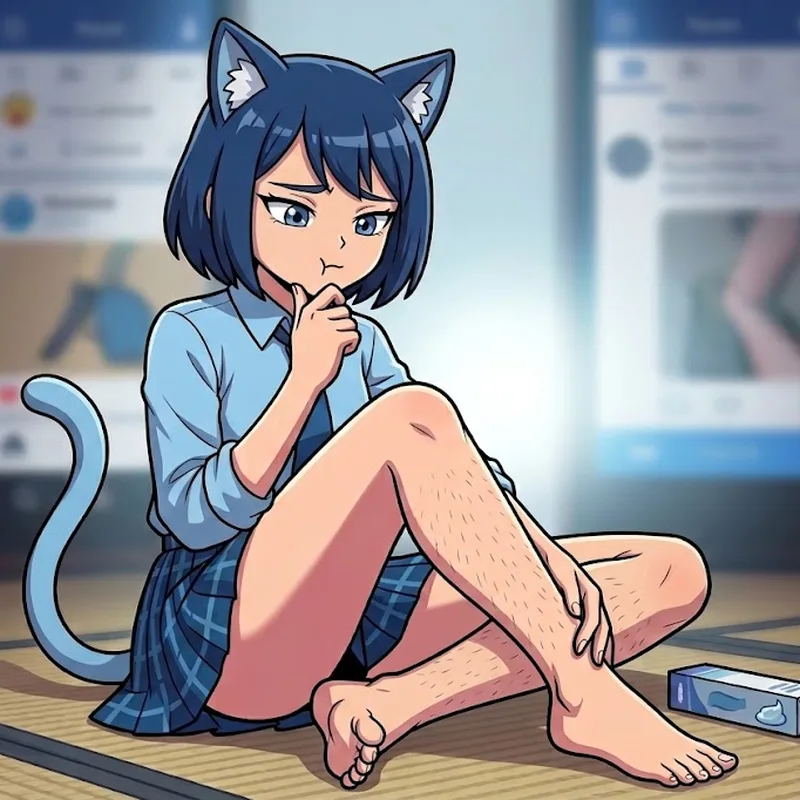 【リアル】「手入れしないとこうなる」女性が公開した足の写真に共感と衝撃の声が殺到！？カオスな事態にｗｗ😱