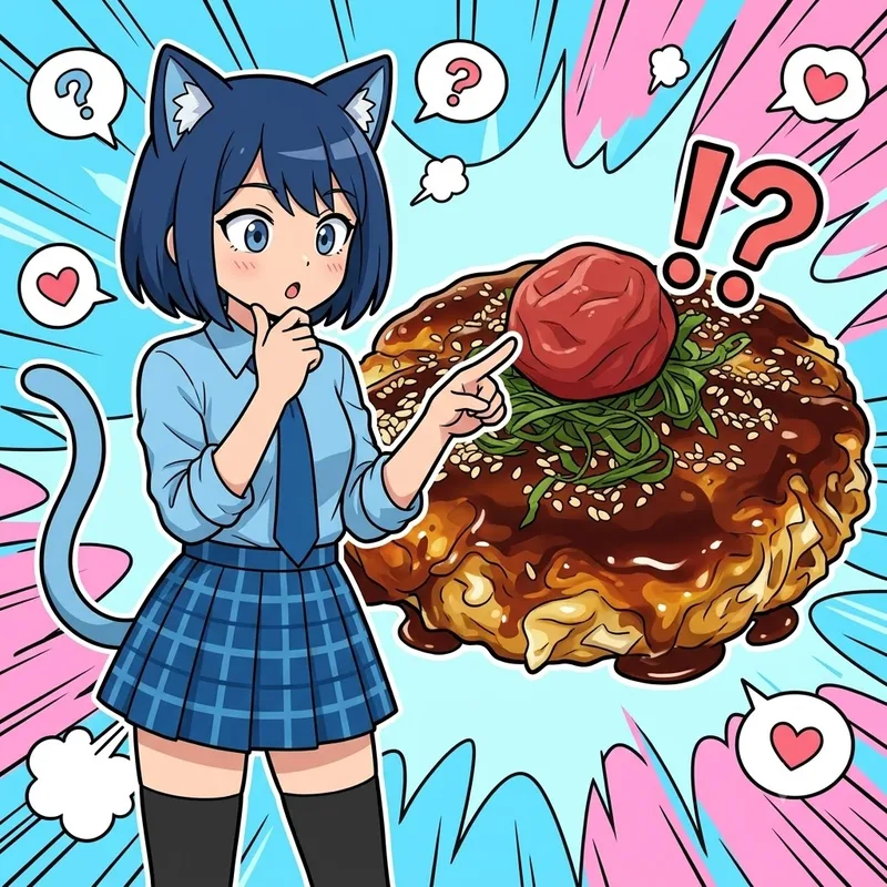 【衝撃】お好み焼きに梅干し！？公式提案が斬新すぎる件