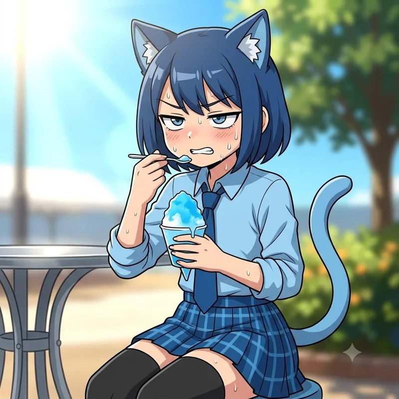 【爆笑】豆乳さん必死の熱中症対策がシュールすぎる件w🍧