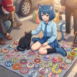 【悶絶】手作りアクセの黒猫モデルが可愛すぎて尊い…！😻