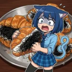 【衝撃】パンに挟まった毛を爆食いする美女にネット騒然！？😱