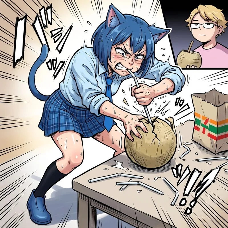 【爆笑】セブンに売ってたココナッツの難易度が高すぎた！？🥥