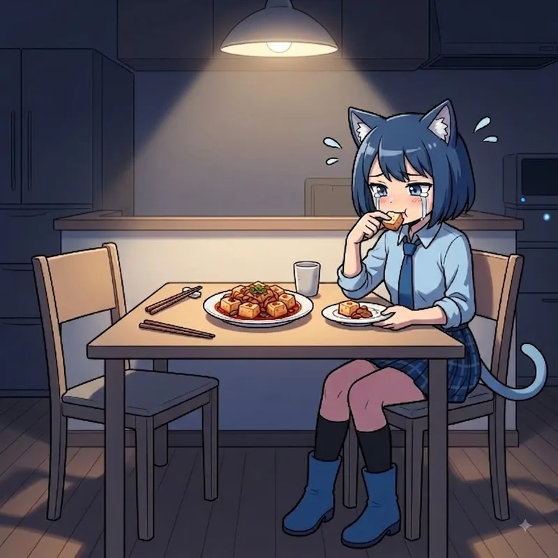 【恐怖】夜中に彼氏へ肉豆腐を作った結果が切なすぎる！？😭