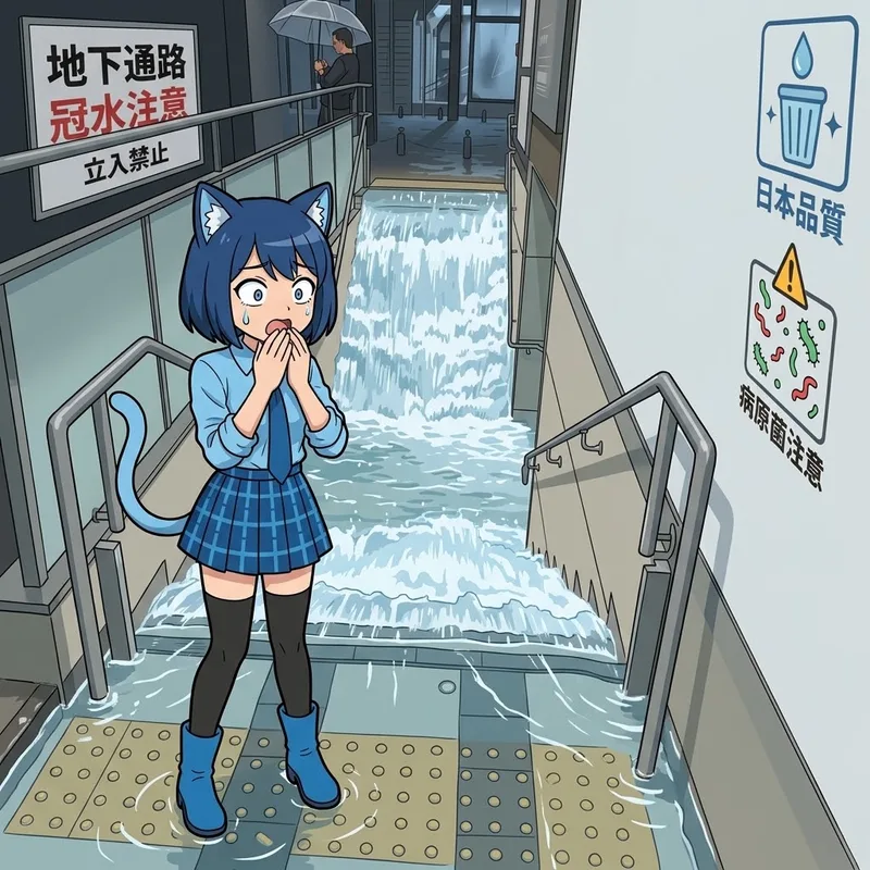 【まるで美しき滝！？】日本の洪水が綺麗すぎて海外で大バズりした真実が衝撃すぎる！🌊