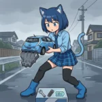 【衝撃】冠水道路を爆走した日産リーフの姿が凄すぎる！？🚗