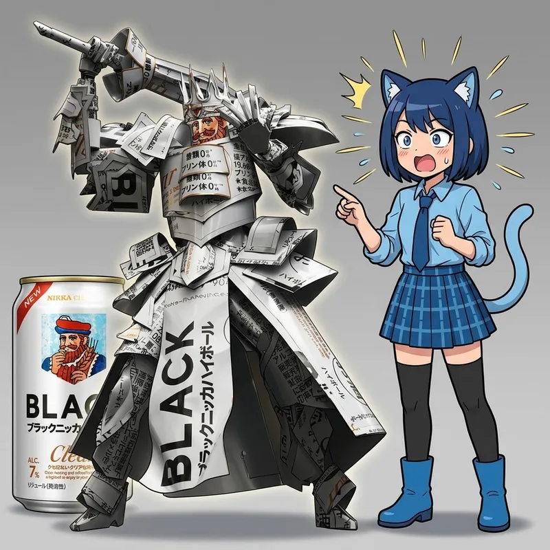 【神業】アルミ缶から生まれた騎士のクオリティが凄すぎる！👑