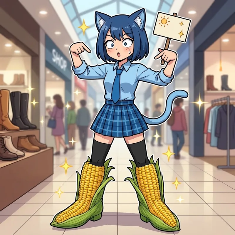 【爆笑】リアルすぎるコーンのブーツがダサ可愛すぎる！🌽