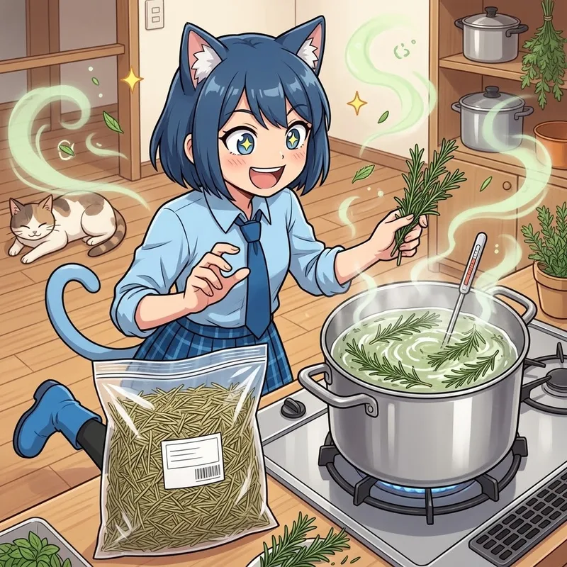 ローズマリーを煮ると家中の生活臭が消える！？検証に大注目🌿