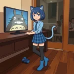 【爆笑】トトロを観る赤ちゃんの立ち姿が接客中のプロすぎる件🍸