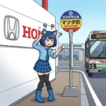 【爆笑】ホンダの目の前に「マツダ前」バス停がある謎現象😂