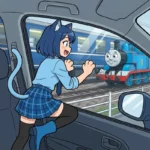 【衝撃】道路の隣を走っていたのは…まさかのトーマス！？🚂