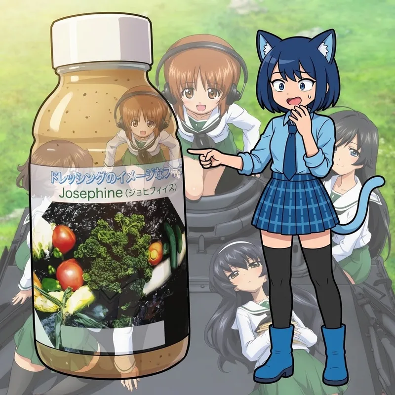 【脳バグ】ガルパンのKVにしか見えないドレッシングがヤバすぎる🥗