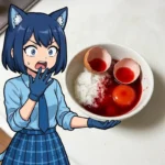 【衝撃】TKGをしようと巨大卵を割ったら中身が真っ赤！？😱