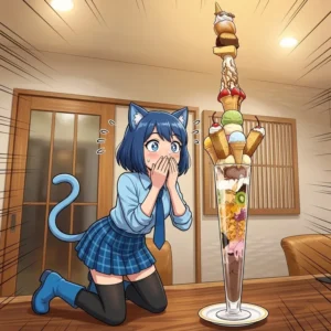 【衝撃】もはや建築物！？超高層パフェが異次元すぎる🤣